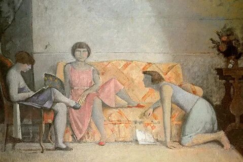 Бальтюс (Бальтазар Клоссовски де Рола) - Три сестры, 1964, 1