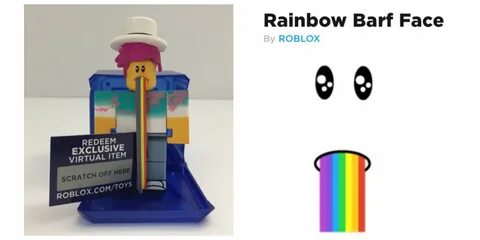 Rainbow Barf Face Roblox Toy For Sale - Jockeyunderwars.com
