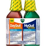 Vicks Nyquil/dayquil Severe Cold And Flu Relief Liquid 12 Oz