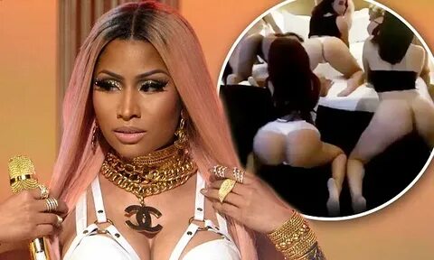 Nicki Minaj flaunts famous derriere twerking in racy video D