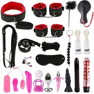 23pcs/set G spot Vibrators Adult Game Props SM Bondage Restraint Women Sex Toy N