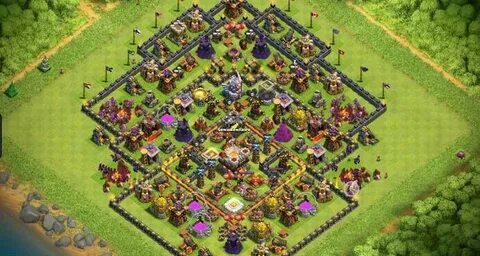 Clash Of Clan Rathaus 8 Base