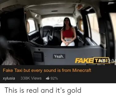 Yeah FAKE THDI3 Fake Taxi but Every Sound Is From Minecraft 
