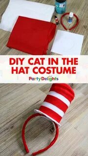 Try This DIY Cat in the Hat Costume At Home Dr seuss costume