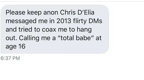 Chris D'Elia sex life is being METOO'd on Twitter