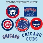 Chicago Cubs Logo SVG Chicago Cubs Clipart Chicago Cubs Vect