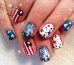 4th of July nails July nails, Holiday nail designs, Fourth o
