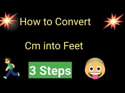 Convert Centimeter To Foot Cm To Ft Formula Example Converti