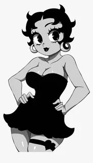 Illustration Black And White - Betty Boop Memes, HD Png Down