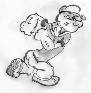 Popeye - The Sailor Drawings, Sketches, Art