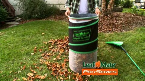 LeafMate Collapsible Yard Bag Holder Heavy Duty Reusable Lea