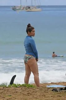 AMERICA FERRERA in Bikini on Vacation in Hawaii 06/23/2016 -