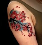 Cherry Blossom Tattoo: 77 cool ideas and information about t