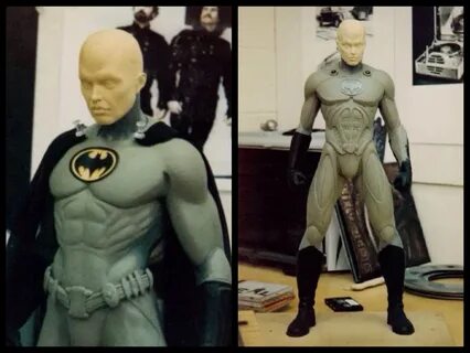 Este era el diseño del traje de MICHAEL KEATON para el BATMA