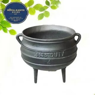 Wholesale Vegetable oil Pre-seasoned cast iron potjiekos pri
