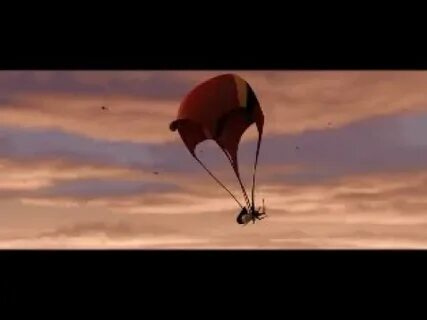 The Incredibles - Elastigirl transforms into Parachute 1 - Y