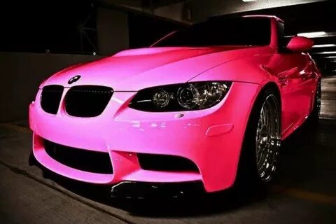 Not A BMW person but I'd get this car just because it's pink