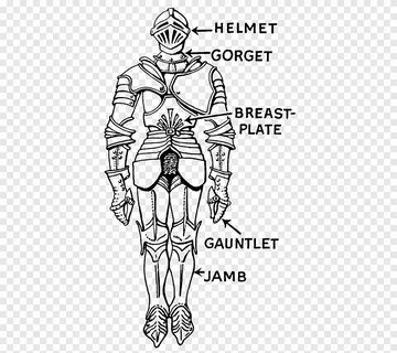 Plate armour Breastplate, armour, angle, white png PNGEgg