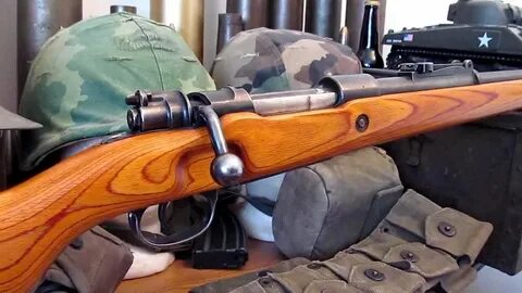 Sporterized milsurp rifle - German K98 mauser - YouTube