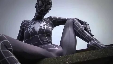 Spandex spider girl (sexy) - YouTube