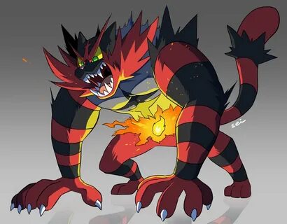 Safebooru - angry claws fire green eyes no humans pokemon po