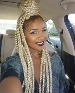 23 Cool Blonde Box Braids Hairstyles to Try - Page 2 of 2 - 