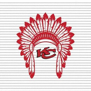 KC Chiefs Headdress SVG, Kansas City svg,KC Chiefs Headdress