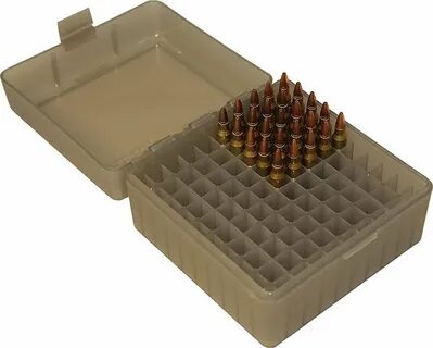 Коробка для патронов MTM 100 Rifle Ammo Box Series Small сер