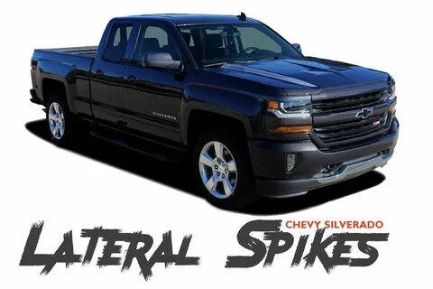 Chevy Silverado Hood Stripes LATERAL SPIKES Spears Accent Sp