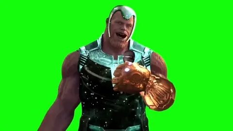 Green screen thanos singing - YouTube