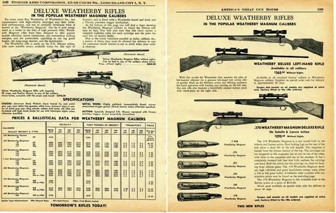 Купить 1959 2pg Print Ad of Weatherby Magnum Rifles на eBay.