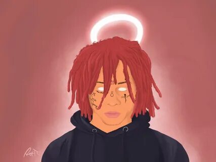 Trippie redd art Small canvas art, Simpsons art, Rapper art