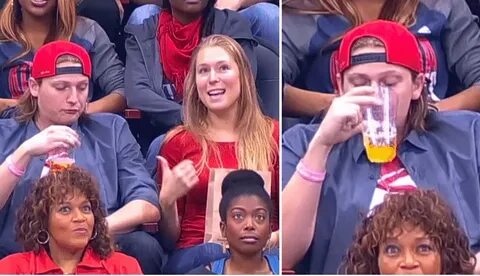 This Guy Rejected His Girlfriend On The Kiss Cam, So She Kis