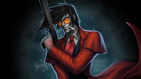 Wallpaper : illustration, Hellsing, Alucard, ART, darkness, 