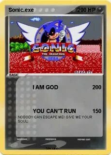 Pokémon Sonic exe 22 22 - I AM GOD - My Pokemon Card