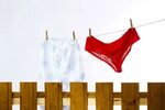 Underwear on a rope stock photo. Image of undies, string - 1