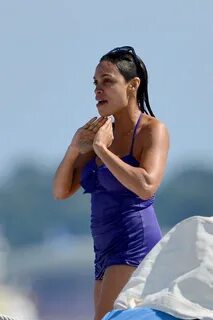 ROSARIO DAWSON in Swimsuit at a Beach in France - HawtCelebs