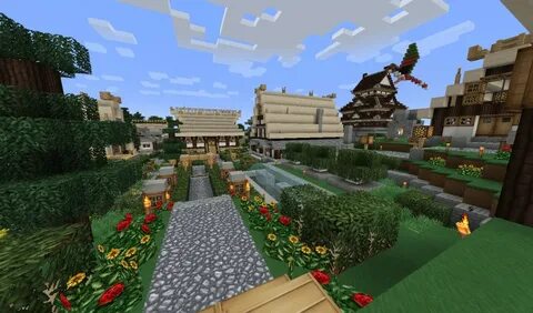 Japanese Village Minecraft Project