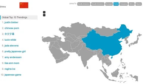 Trending porn searches in your country? http://www.pornmd.co