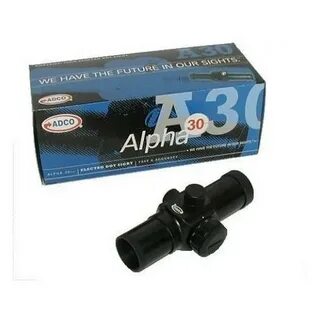 ADCO International Alpha 1x30 Red Dot Sight, 3 MOA w/30mm Tu