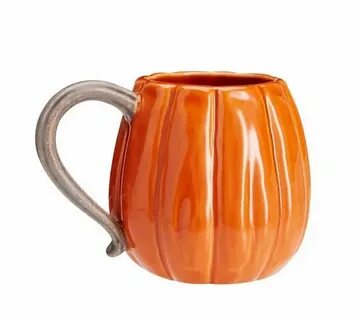 Pumpkin Mug, Set of 4 Mugs, Pottery barn pumpkin, Pottery ba