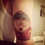 My latest tattoo - Eric Cartman! Still cant figure out what 