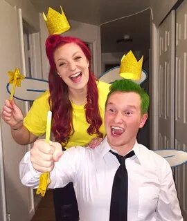 Cosmo and Wanda Fairly Odd Parents DIY Halloween Costume Cut