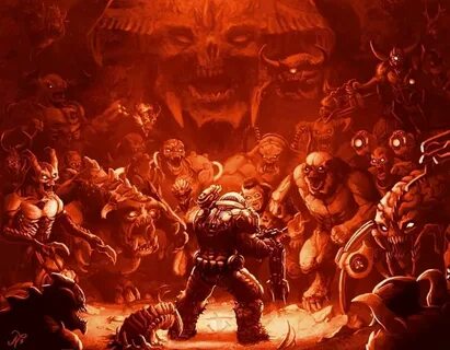 DOOM Eternal Fan art Doom game, Doom demons, Doom