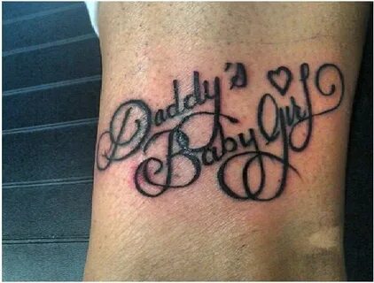 Image result for tattoos that say daddys baby girl #memorial