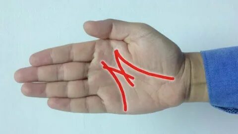 Weißt du, was es bedeutet, den Buchstaben M auf deiner Handf