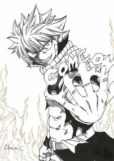 Fairy Tail - Natsu 'Come On' Fairy tail art, Fairy tail draw