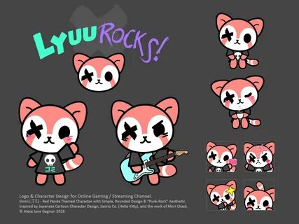 Character Character design cartoon simple Gaming japanese red panda animal ...