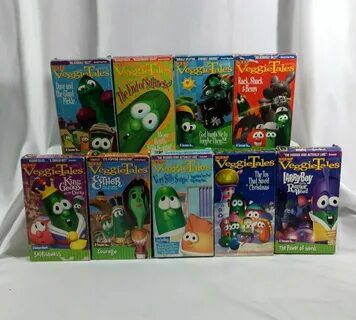 Veggietales VHS Lot of 9 Includes Toy That Saved Christmas D