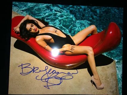 Bryiana Noelle Signed 8x10 Photo Rob Playboy Playmate COA Dy